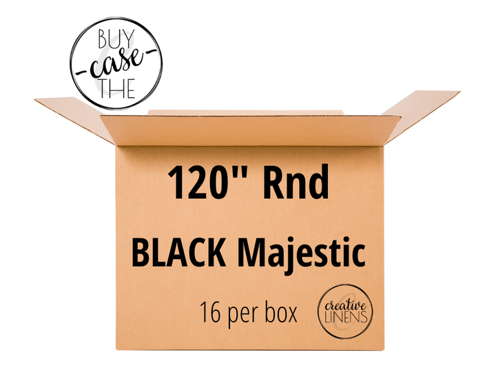 Buy the Case - Black Majestic 120" Rnd