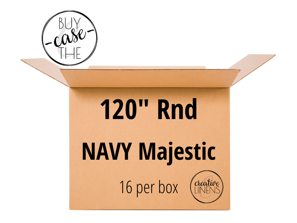 Buy the Case – Navy Majestic 120” Rnd