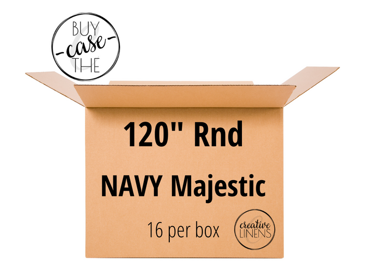 Buy the Case – Navy Majestic 120” Rnd