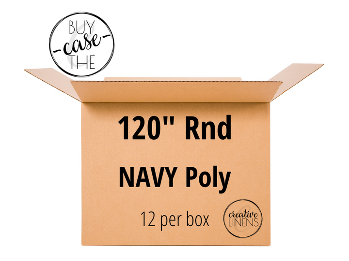 Buy the Case – Navy Poly 120” Rnd