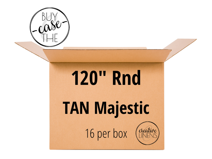 Buy the Case – Tan Majestic 120” Rnd