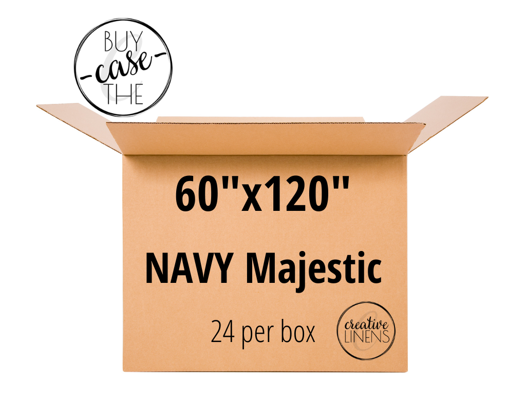 Buy the Case – Navy Majestic 60"x120"