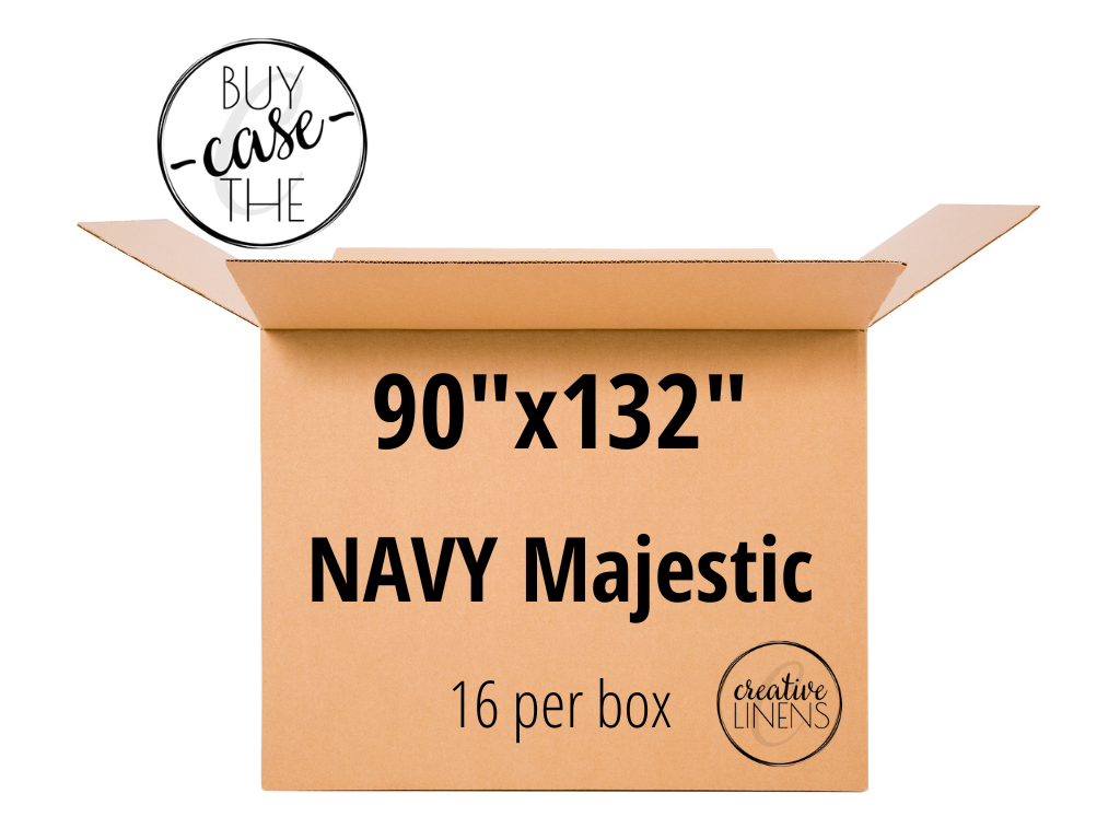 Buy the Case – Navy Majestic 90"x132"