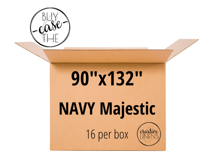 Buy the Case – Navy Majestic 90"x132"