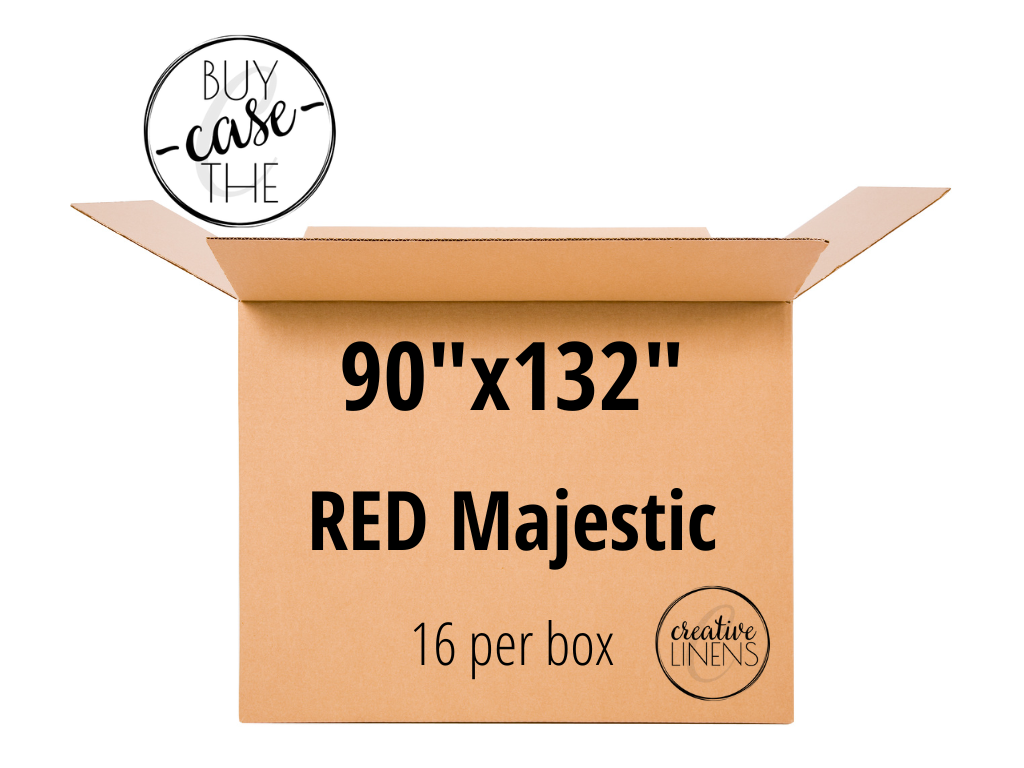 Buy the Case – Red Majestic 90"x132"