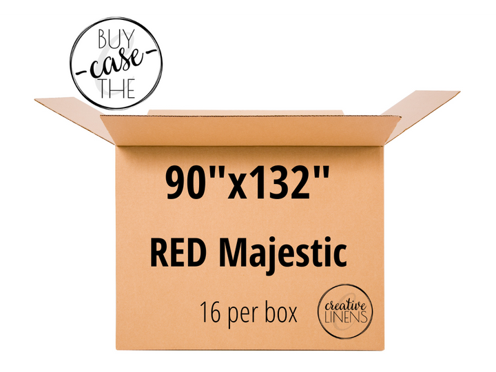 Buy the Case – Red Majestic 90"x132"