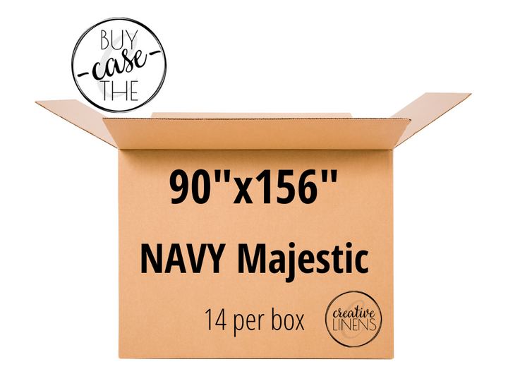 Buy the Case – Navy Majestic 90"x156"