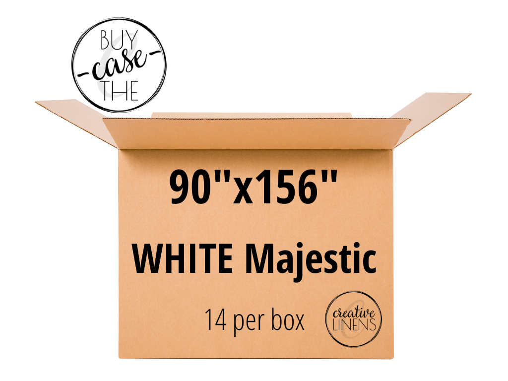 Buy the Case – White Majestic 90"x156"