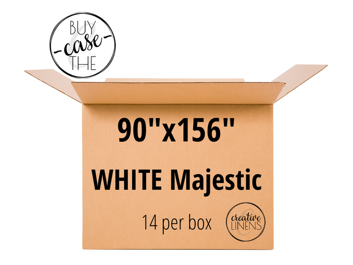 Buy the Case – White Majestic 90"x156"