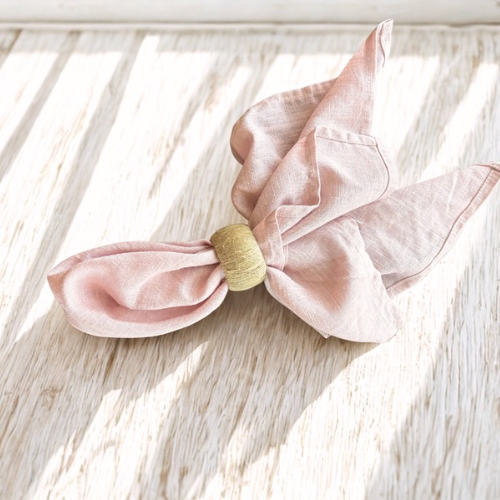 Blush Pink Linen-Viscose Napkin