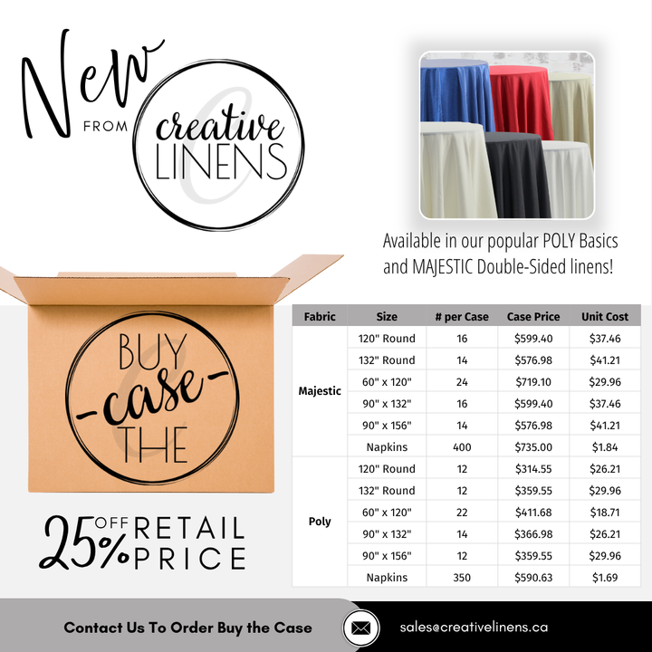 Buy the Case - Black Majestic 90"x132"