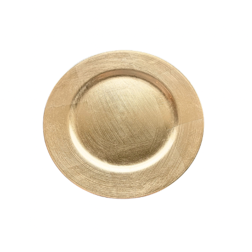 Gold Acrylic Charger Plate