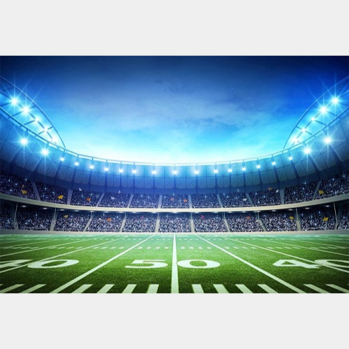 Football Field Themed Drape Panel – Creative Linens