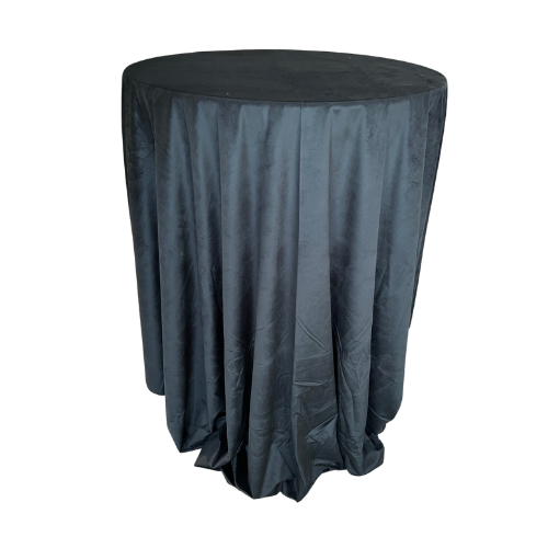 Black Velvet Tablecloth