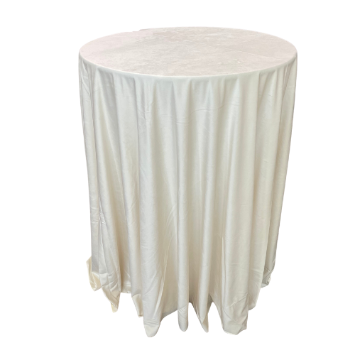 Ivory Velvet Tablecloth