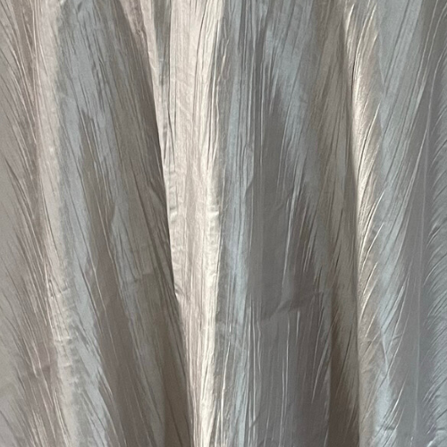 Silver Krinkle Tablecloth