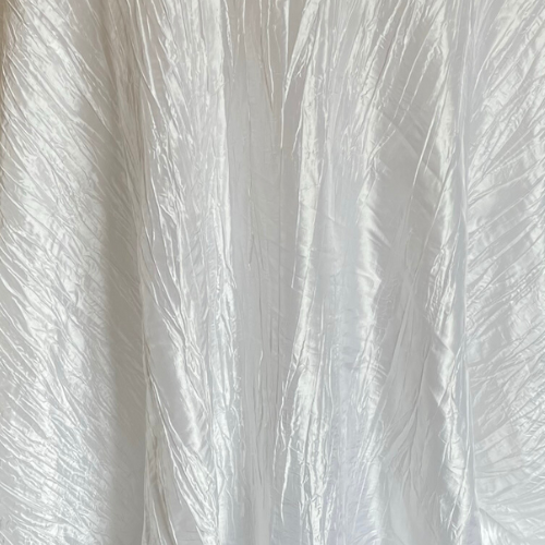 White Krinkle Tablecloth