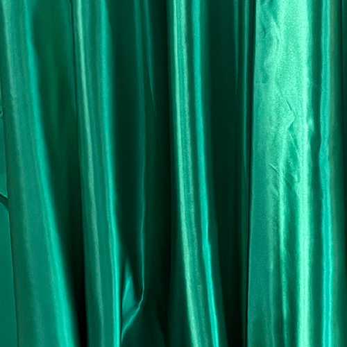 Emerald Satin Tablecloth