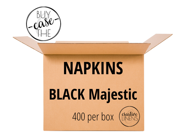 Buy the Case – Black Majestic Napkins