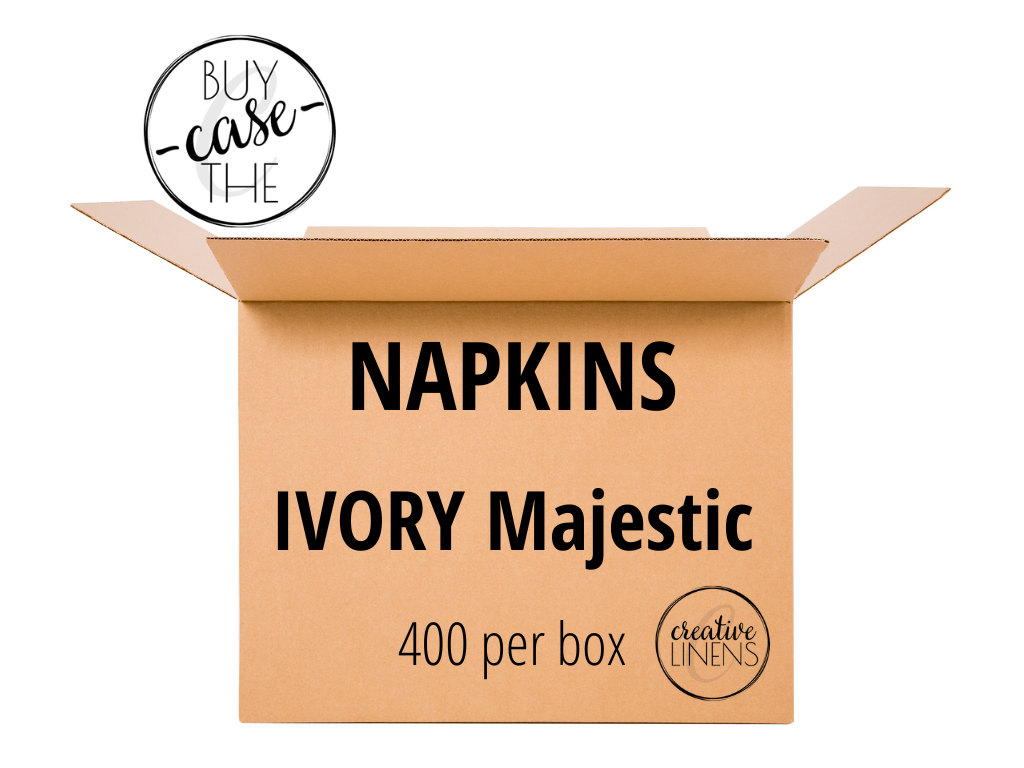 Buy the Case – Ivory Majestic Napkins