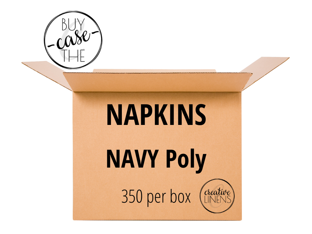 Buy the Case – Navy Poly Napkins