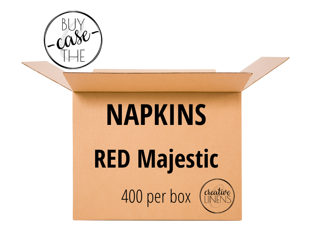 Buy the Case – Red Majestic Napkins