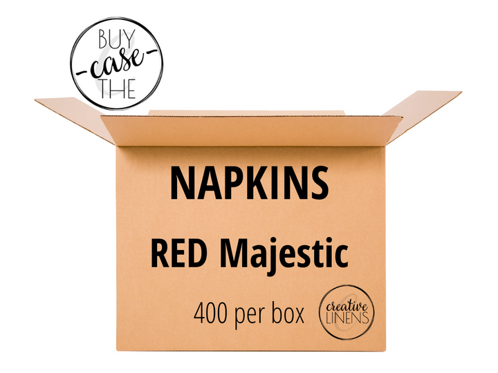 Buy the Case – Red Majestic Napkins