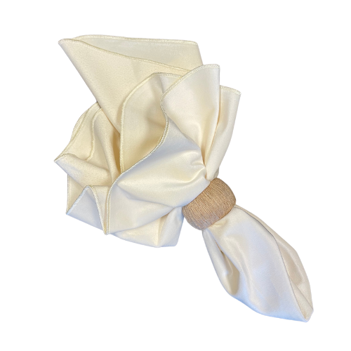 Ivory Velvet Napkin