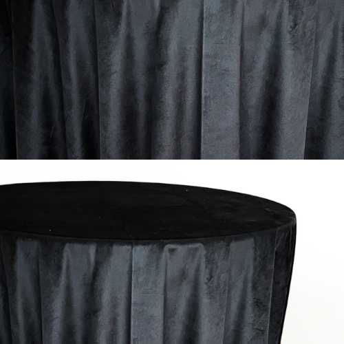 Black Velvet Tablecloth/Drape