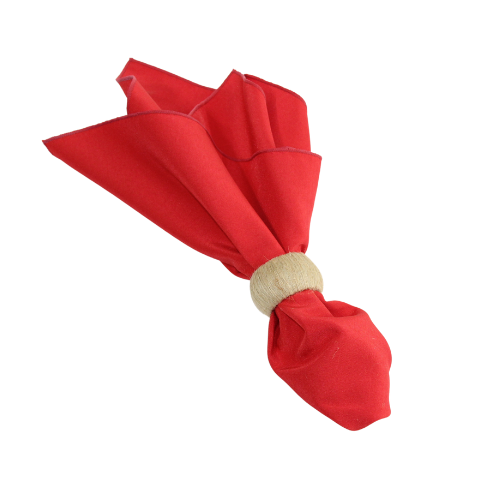 Red Poly Napkin