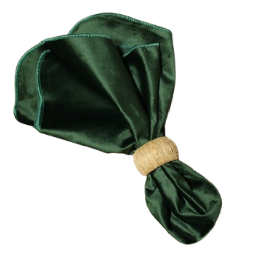 Hunter Velvet Napkin