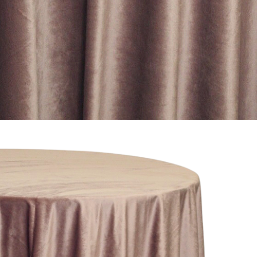 Dusty Rose Velvet Tablecloth/Drape