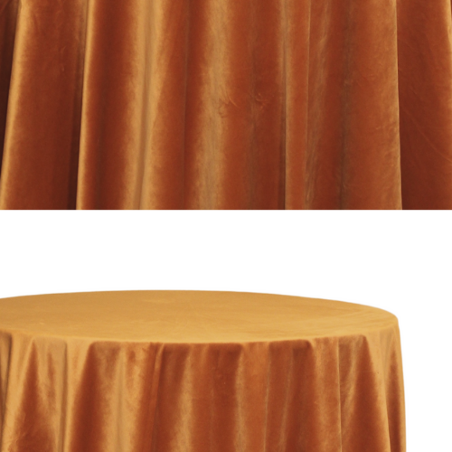 Spice Velvet Tablecloth/Drape