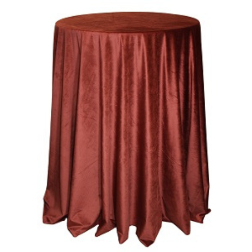 Burgundy Velvet Tablecloth