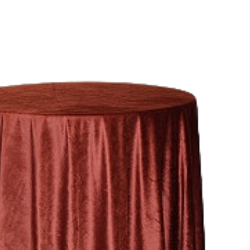 Burgundy Velvet Tablecloth