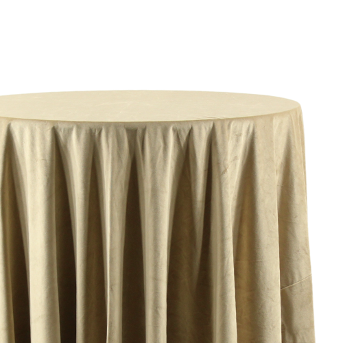 Tan Velvet Tablecloth