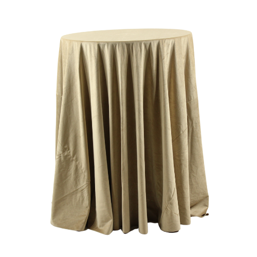 Tan Velvet Tablecloth