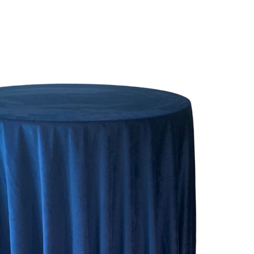 Navy Velvet Tablecloth